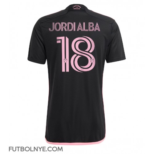 Camiseta Inter Miami Jordi Alba #18 Visitante Equipación 2023-24 manga corta